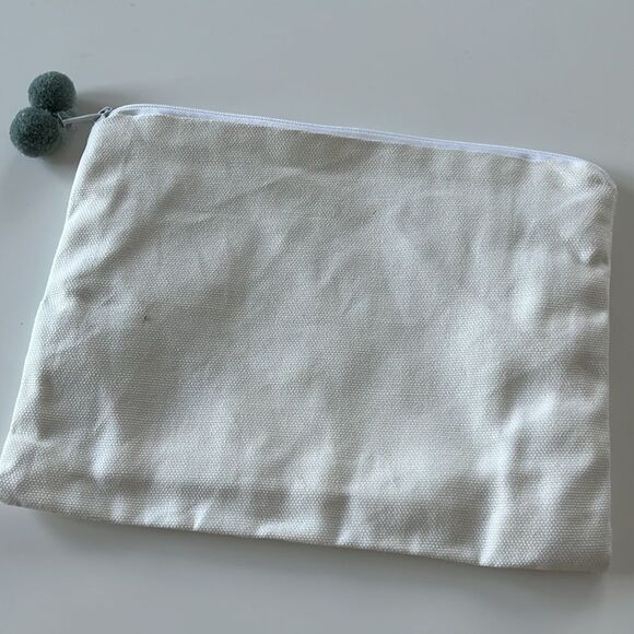 south carolina map makeup pencil bag zipper canvas New White SC - Picture 4 of 6